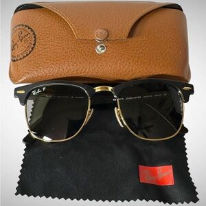 Polarized Ray-Ban Clubmaster Sunglasses